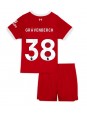 Billige Liverpool Ryan Gravenberch #38 Hjemmedraktsett Barn 2023-24 Kortermet (+ Korte bukser)